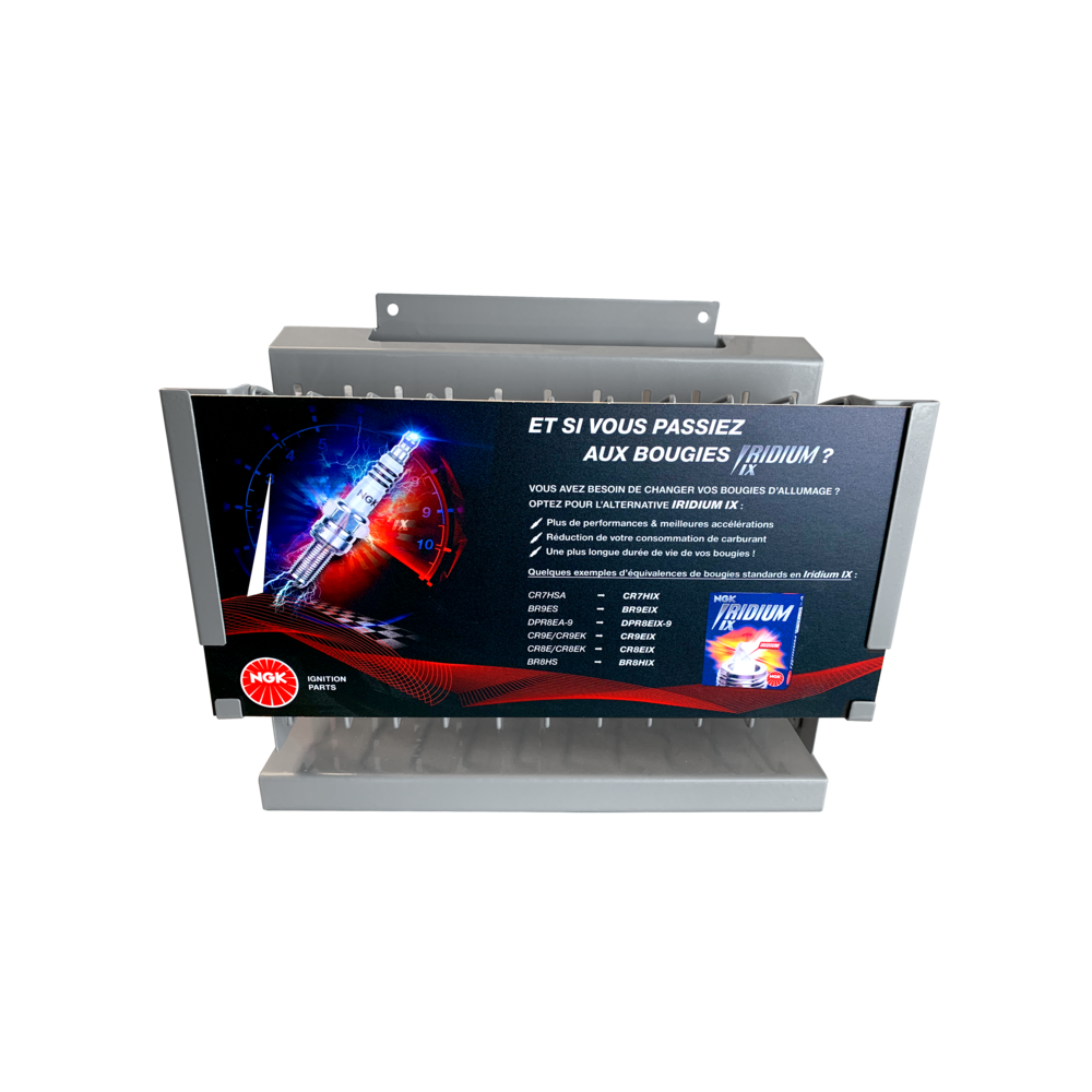 Présentoir NGK bougies Iridium