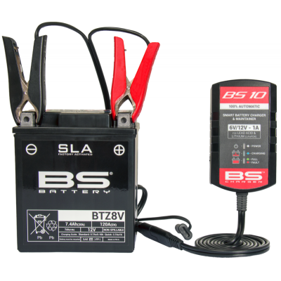 Chargeur de batterie intelligent BS BATTERY BS10 6V/12V 1A