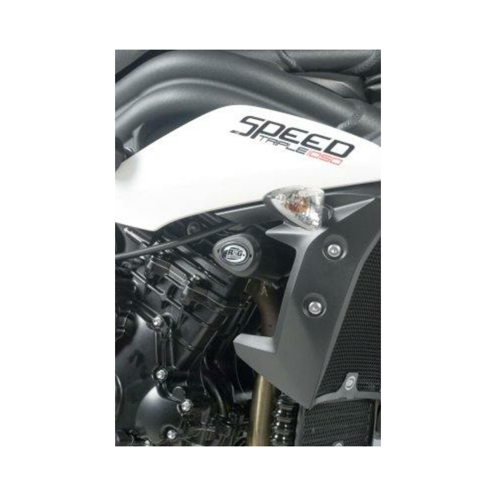 Tampons de protection R&G RACING Aero noir Triumph Speed Triple 1050/R / Speed 94/R