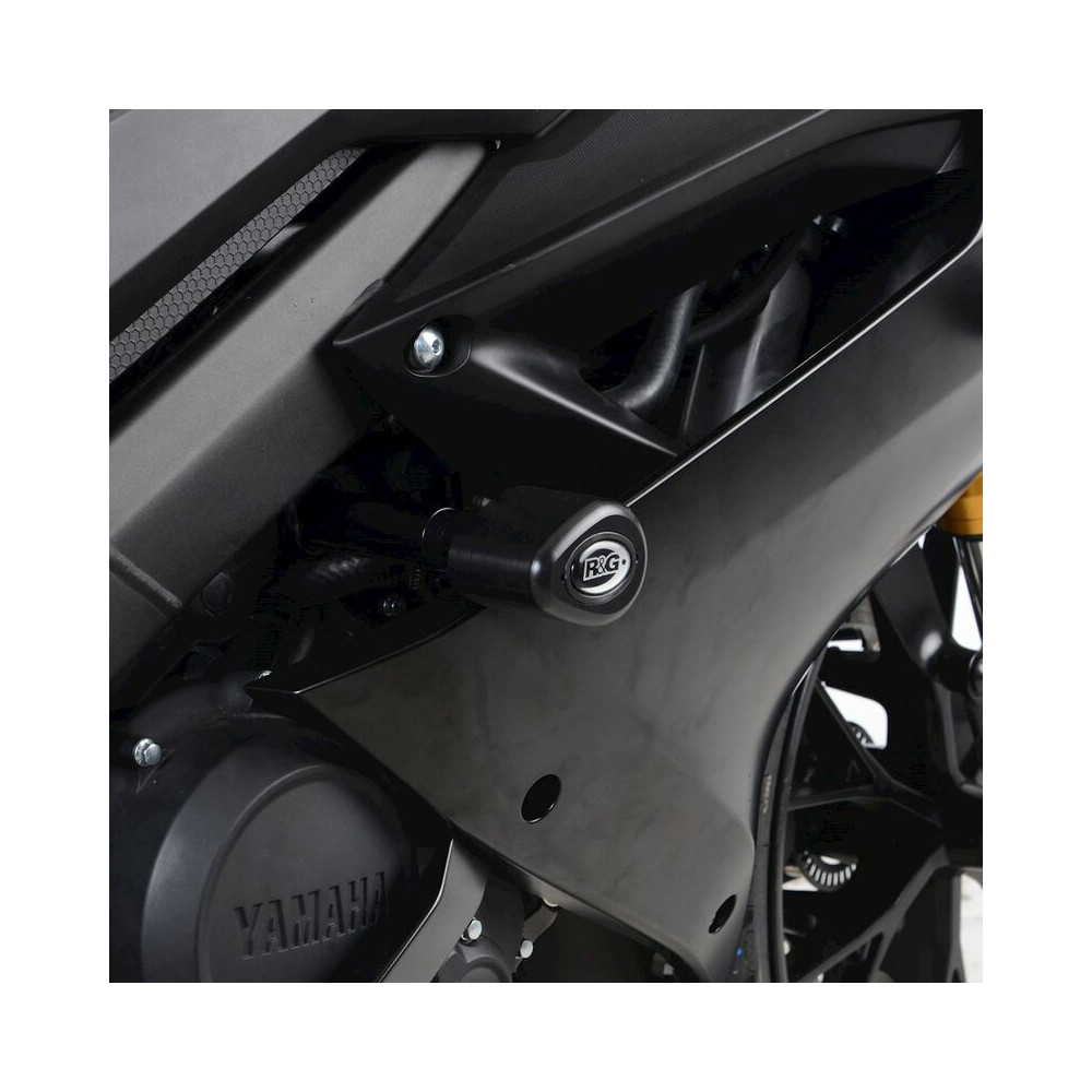 Tampons de protection R&G RACING Aero noir Yamaha YZF-R125