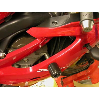 Tampons de protection R&G RACING Classic Style blanc Triumph 675 Daytona