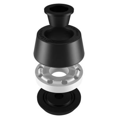 Tampon de protection LIGHTECH noir Ducati Scrambler