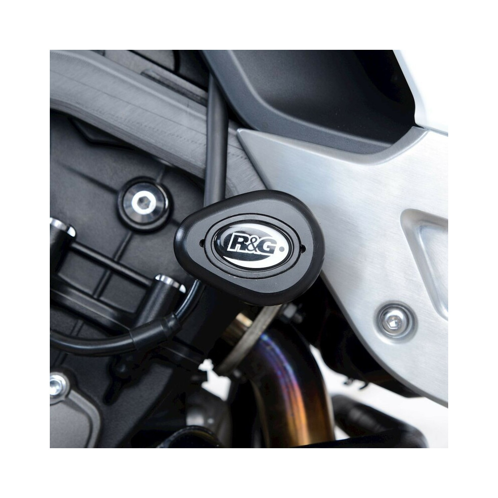 Tampons de protection R&G RACING Aero noir Triumph Tiger 900
