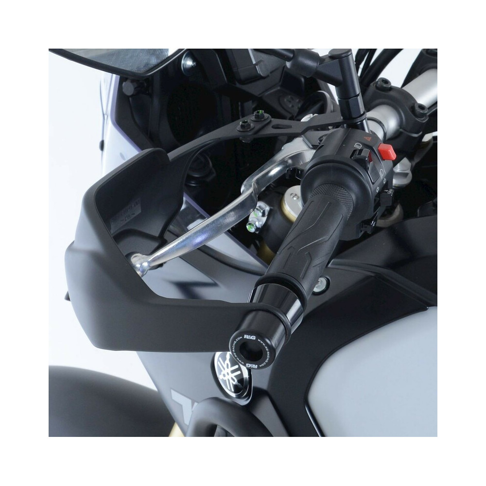 Embouts de guidon avec protège-mains origine R&G RACING noir Yamaha Tenere 700