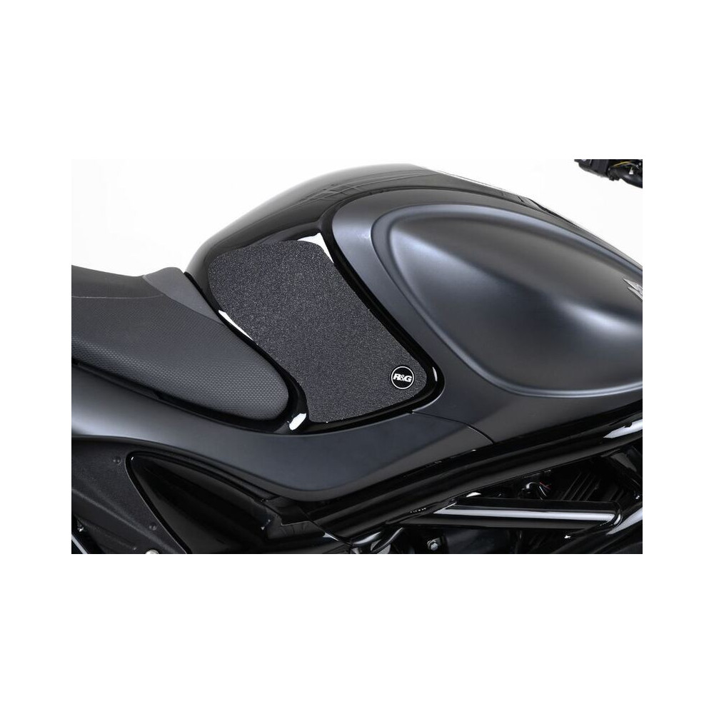 Kit grip de réservoir R&G RACING 2 pièces noir Suzuki Gladius