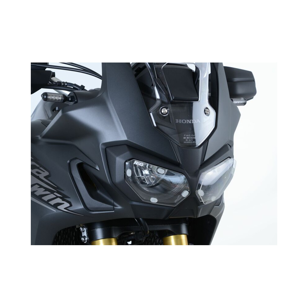 Ecran de protection feu avant R&G RACING translucide Honda Africa Twin 1000