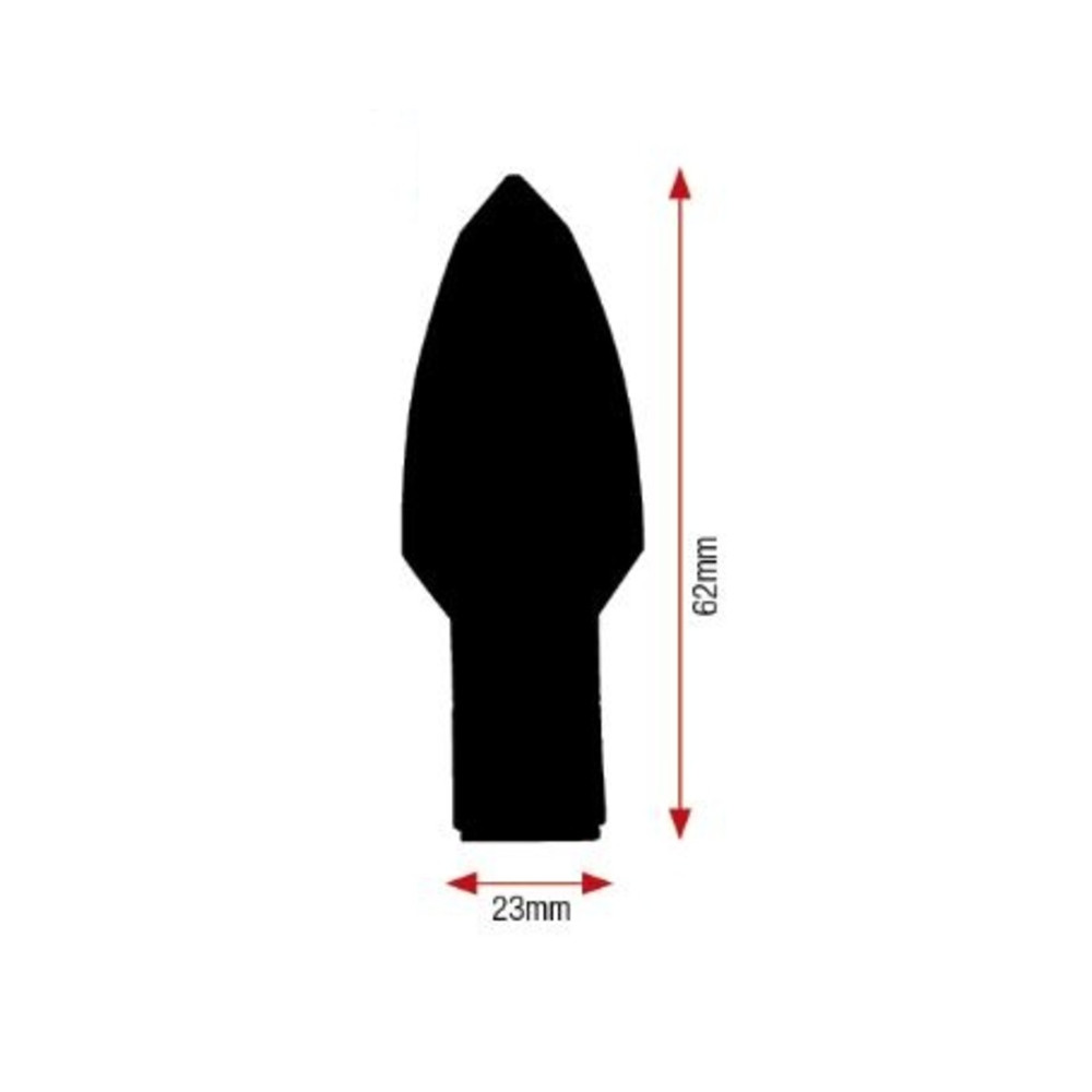 Clignotants V PARTS Spear LED noir universel