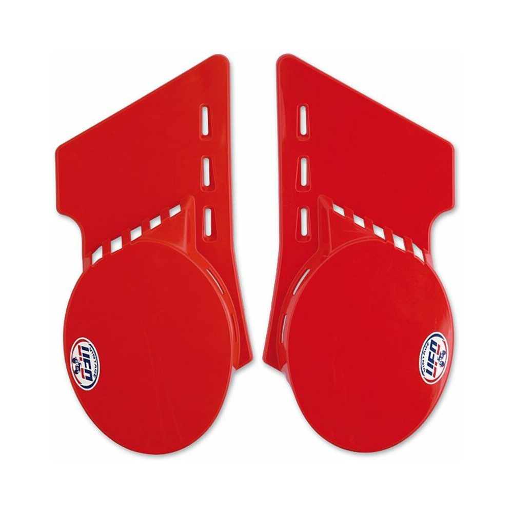 Plaques latérales UFO Vintage rouge Fantic 125