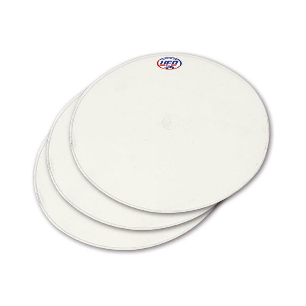 Plaque frontale ovale UFO vintage 1970 blanc 3 pièces