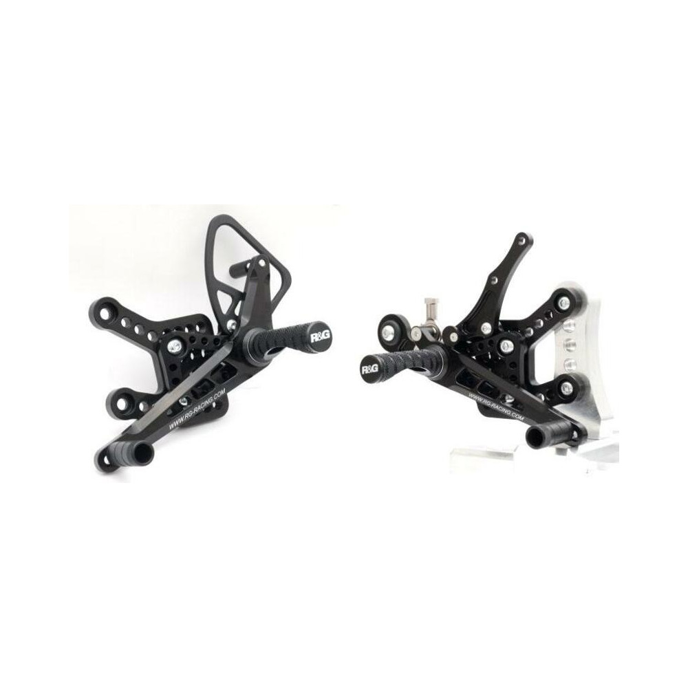 Commandes reculées R&G RACING noir BMW S1000R/RR