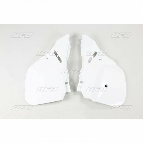 Plaques latérales UFO blanc Honda CR125R/250R
