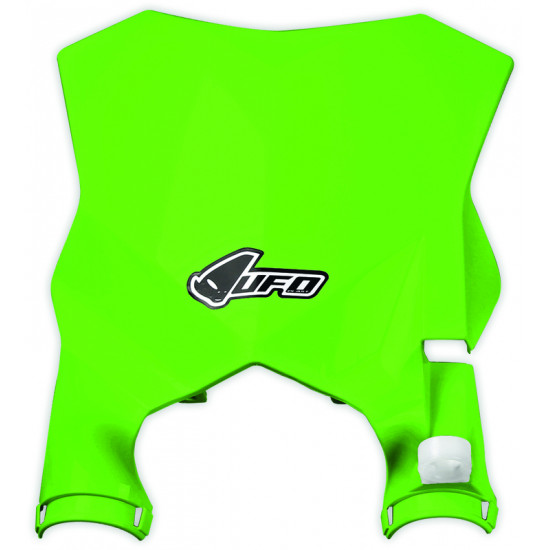 Plaque numéro frontale UFO Stadium vert fluo Kawasaki KX250/450F