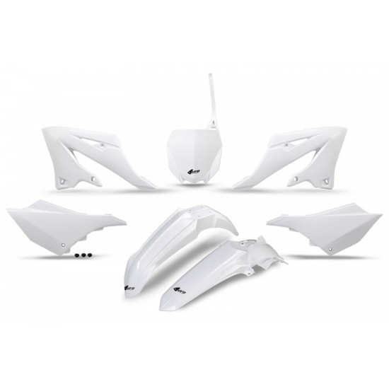 Kit plastiques UFO - blanc Yamaha YZ125/250