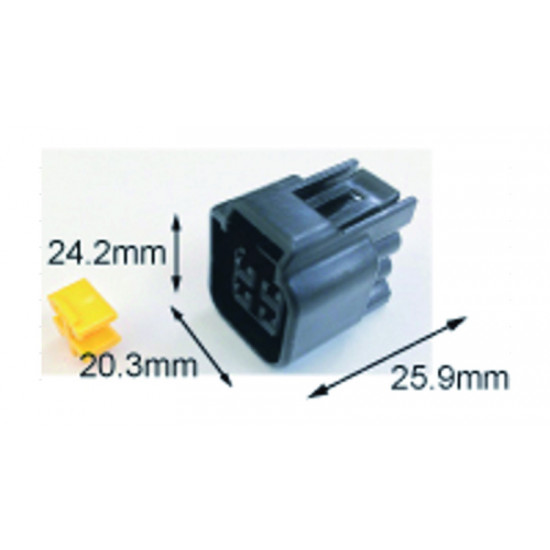 Connectique électrique femelle étanche TOURMAX type 090 (FRW)