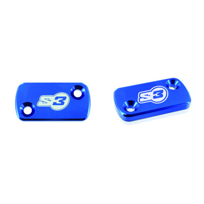 Couvercle de maître-cylindre S3 large bleu AJP