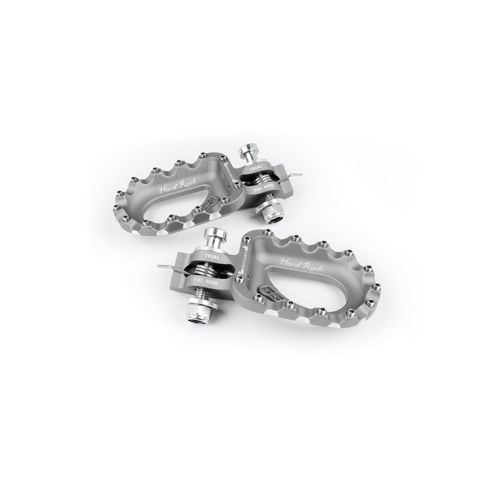 Repose-pieds S3 Hard Rock aluminium argent