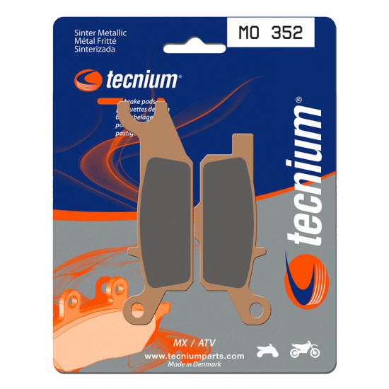 Plaquettes de frein TECNIUM MX/Quad métal fritté - MO352