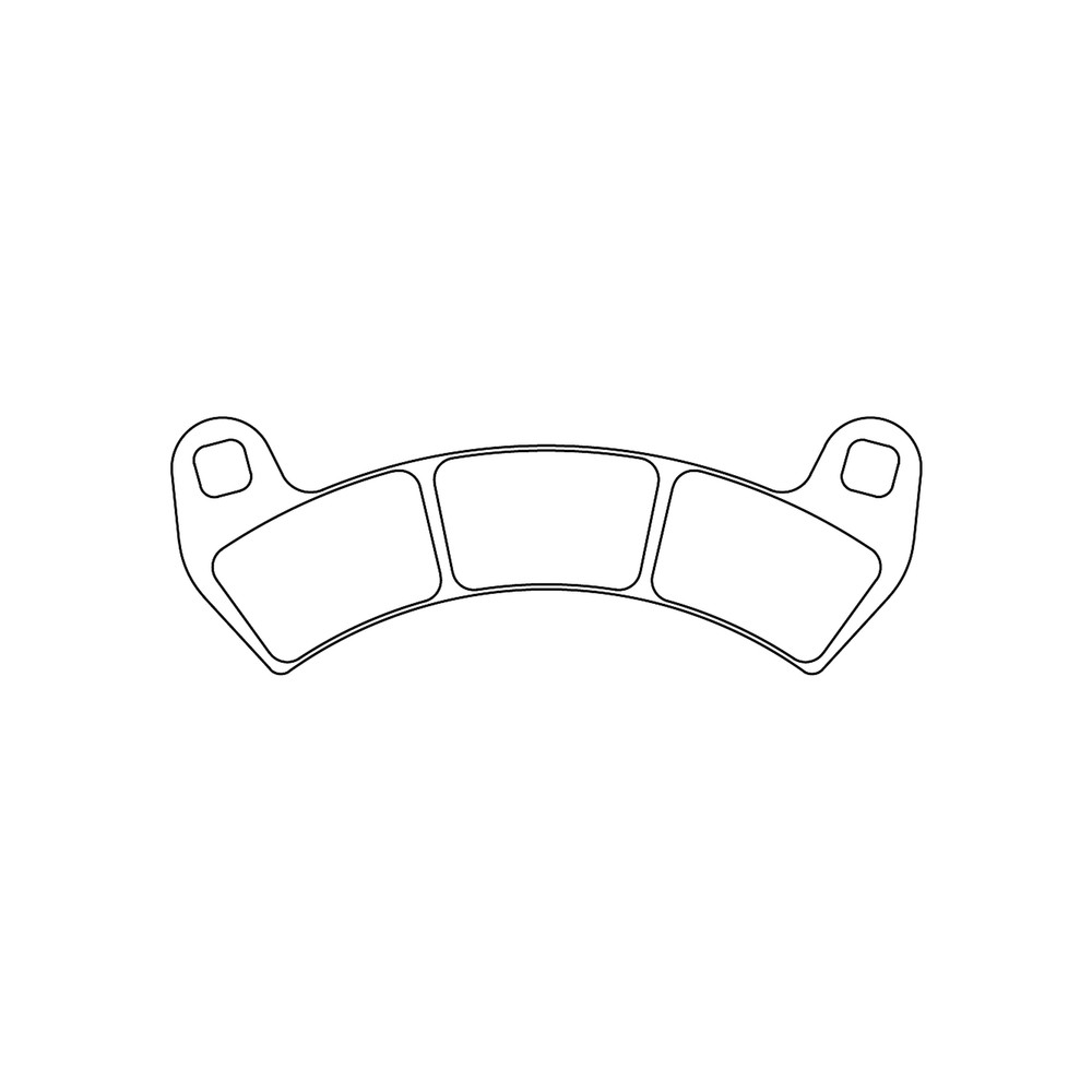 Plaquettes de frein CL BRAKES Quad métal fritté - 1247ATV1