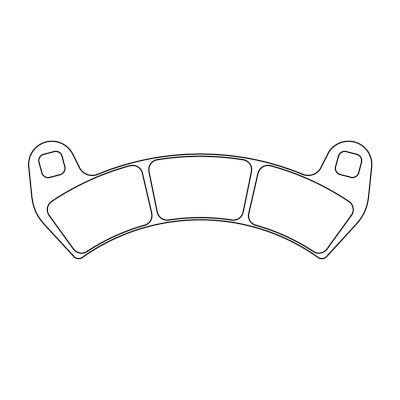 Plaquettes de frein CL BRAKES Quad métal fritté - 1247ATV1