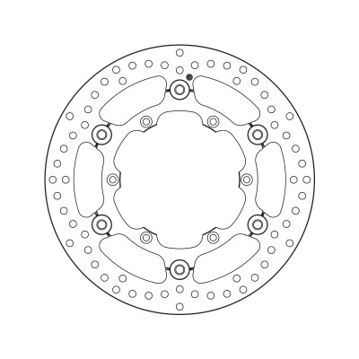 Disque de frein BREMBO Série Oro Flottant - 78B40848