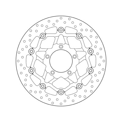 Disque de frein BREMBO Oro flottant - 78B40889