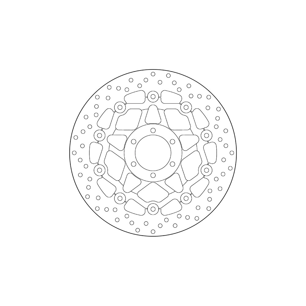 Disque de frein BREMBO Oro flottant - 78B408A2