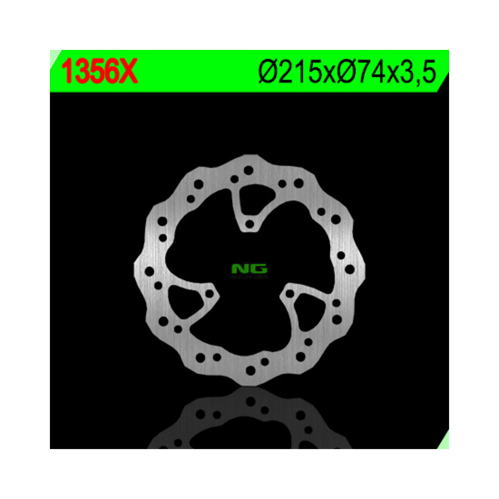 Disque de frein NG BRAKES pétale fixe - 1356X