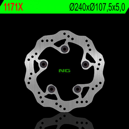 Disque de frein NG BRAKES pétale fixe - 1171X