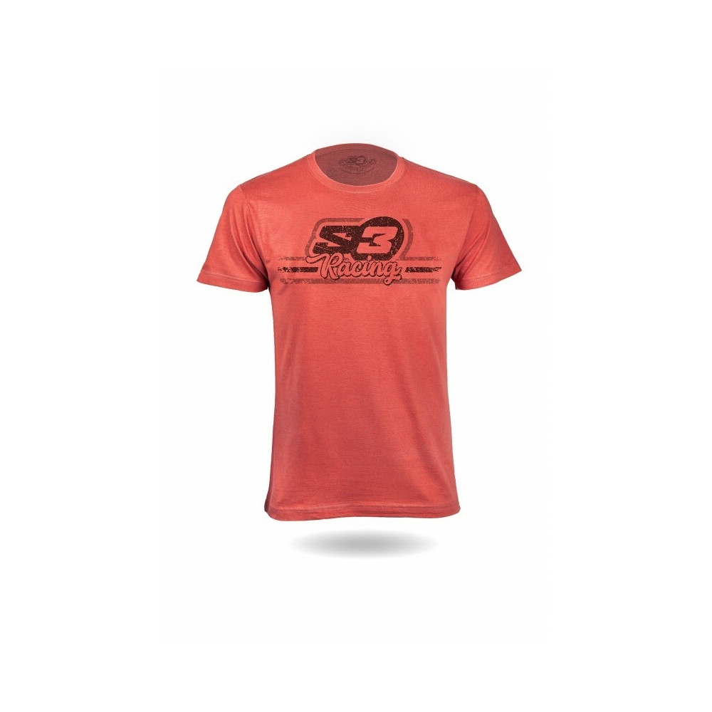 T-Shirt S3 Casual Racing rouge taille S