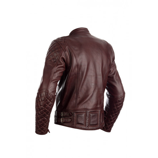 Blouson RST IOM TT Brandish cuir - rouge taille XL