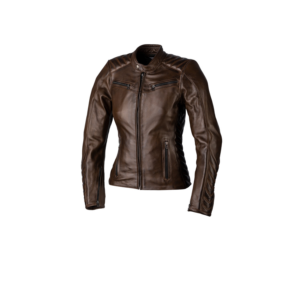Veste femme RST Roadster 3 CE cuir - marron taille XXL