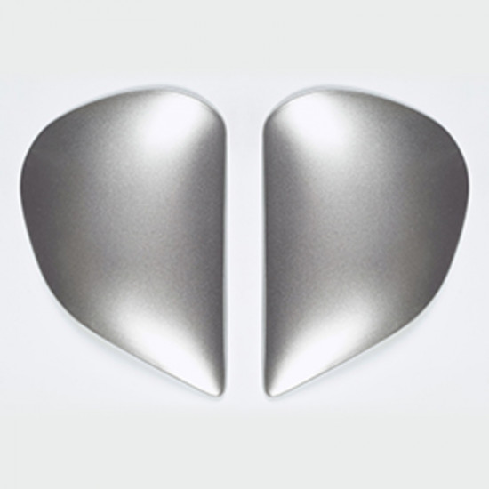 Plaques pivot ARAI Super AdSis J (LRS) Aluminium Silver pour casques RX-7 GP/Viper/Astro-Light/Chaser-V/Chaser-V PRO/Axces II