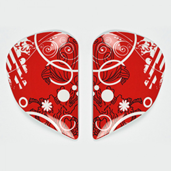 PLATINE ECRAN ARAI SAJ FICTION RED CASQUE INTEGRAL