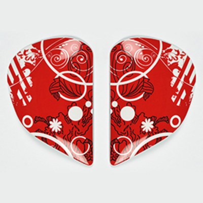 PLATINE ECRAN ARAI SAJ FICTION RED CASQUE INTEGRAL