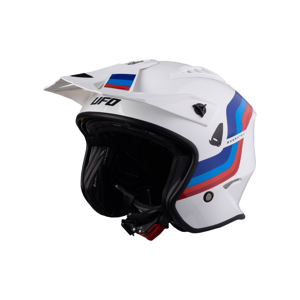 Casque Jet UFO Sheratan noir/rouge