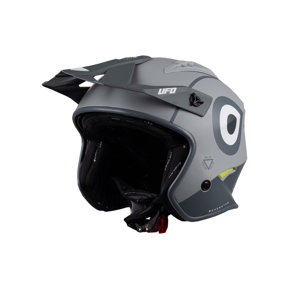 Casque Jet UFO Sheratan noir/rouge