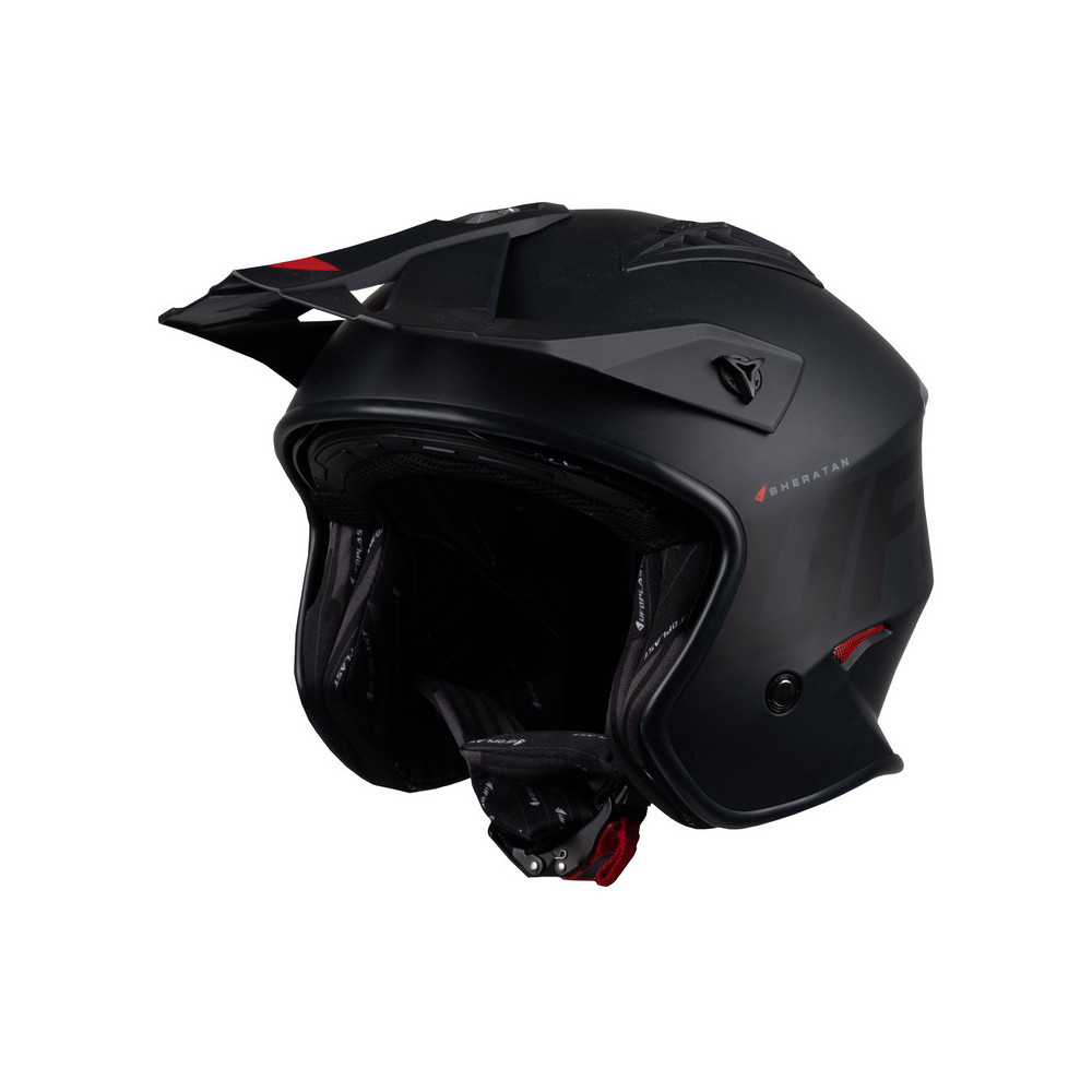 Casque Jet UFO Sheratan noir/rouge