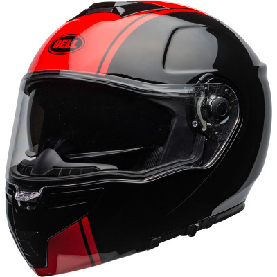 Casque BELL SRT Modular Ribbon Gloss Black/Red taille XS