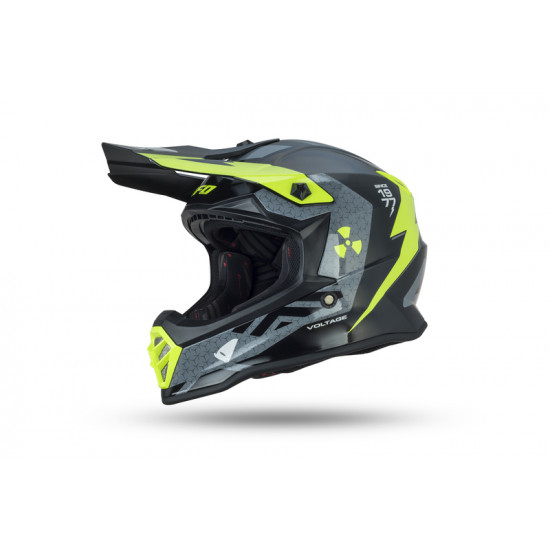 Casque UFO Voltage noir/jaune fluo taille S
