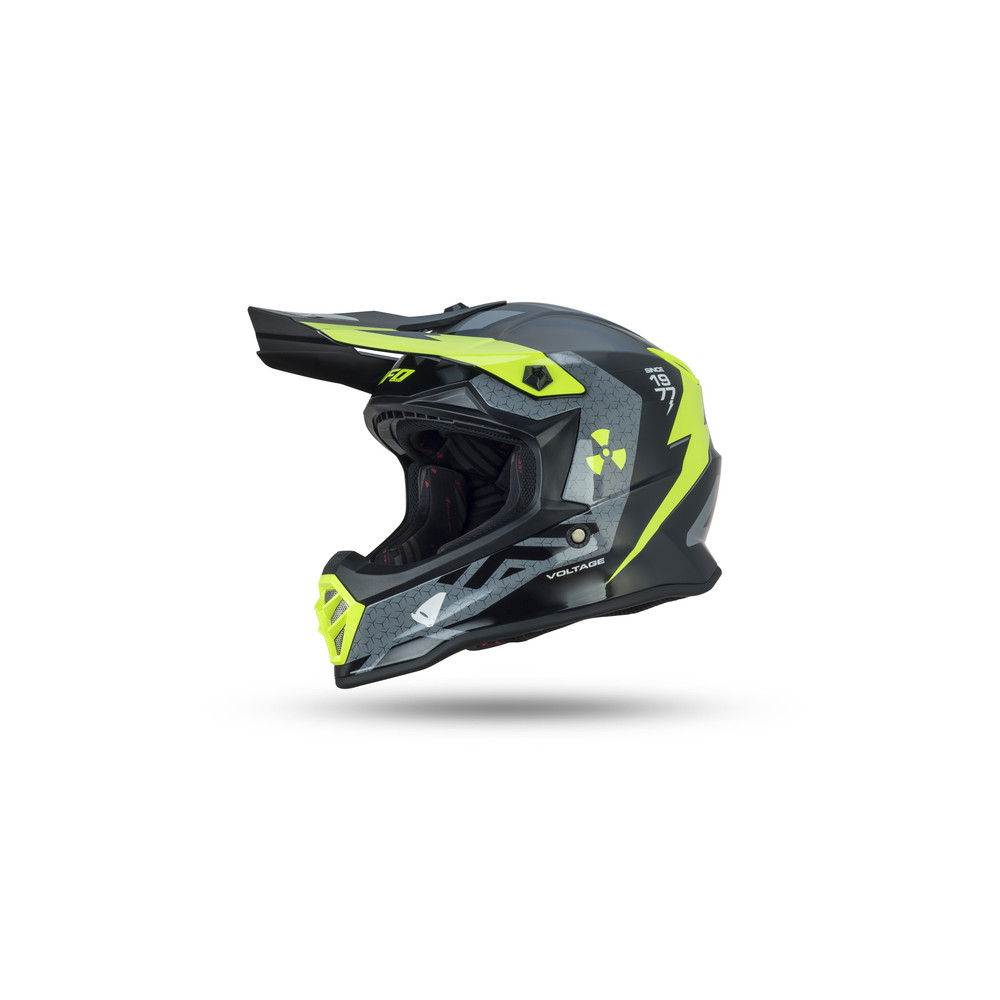 Casque UFO Voltage noir/jaune fluo taille S