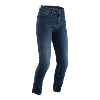 Jean RST x Kevlar® Tapered-Fit CE textile renforcé femme - Midnight Blue taille M court