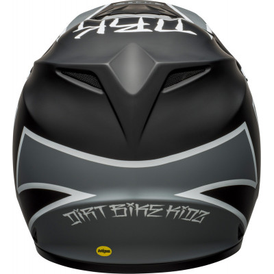 Casque BELL MX-9 Mips Twitch - Mat Noir/Gris/Blanc
