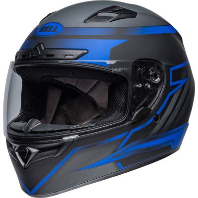 Casque BELL Qualifier DLX - Raiser Noir Mat/Bleu