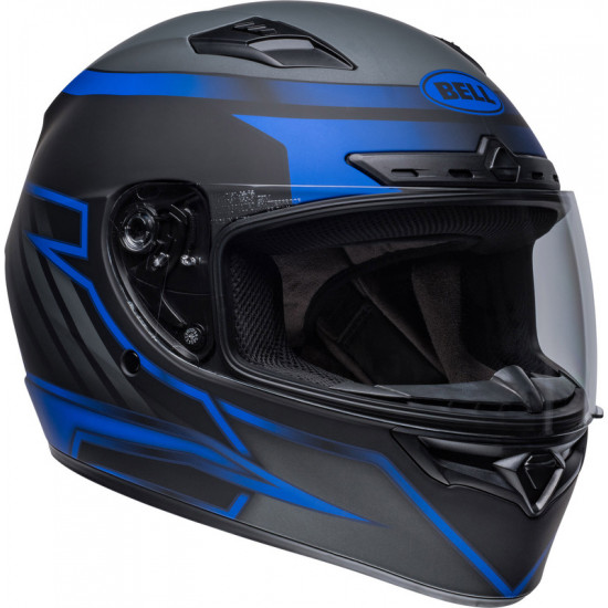 Casque BELL Qualifier DLX - Raiser Noir Mat/Bleu