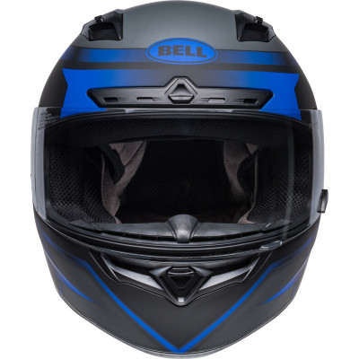 Casque BELL Qualifier DLX - Raiser Noir Mat/Bleu