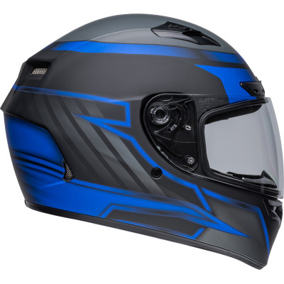 Casque BELL Qualifier DLX - Raiser Noir Mat/Bleu