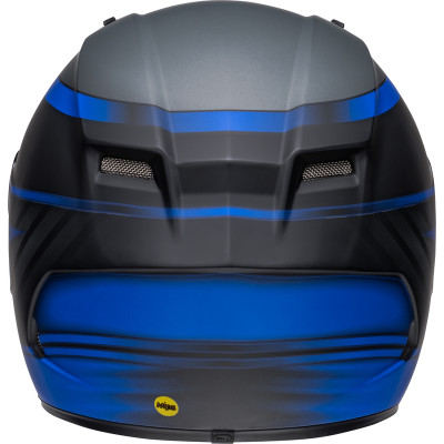 Casque BELL Qualifier DLX - Raiser Noir Mat/Bleu