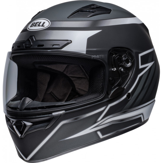 Casque BELL Qualifier DLX - Raiser Noir Mat/Blanc