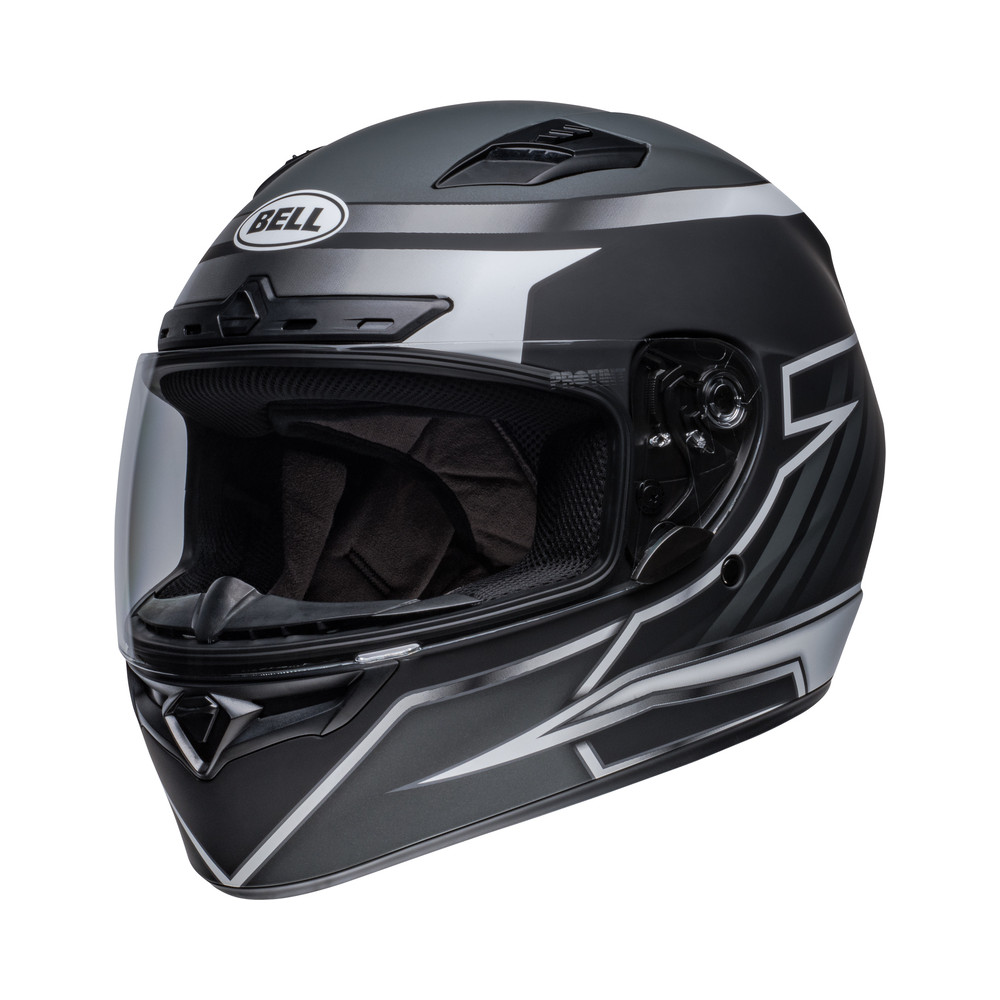 Casque BELL Qualifier DLX - Raiser Noir Mat/Blanc