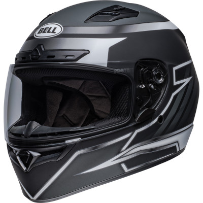 Casque BELL Qualifier DLX - Raiser Noir Mat/Blanc